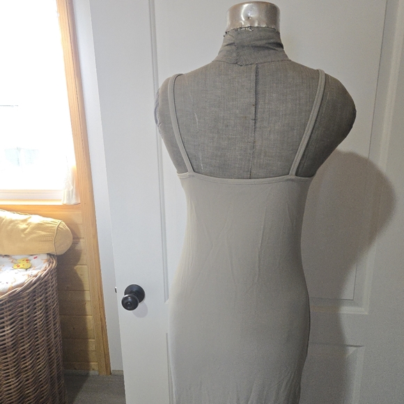 NWT James Perse Gray Taupe Cami Slip Dress, SIZE 1/S - Picture 9 of 12